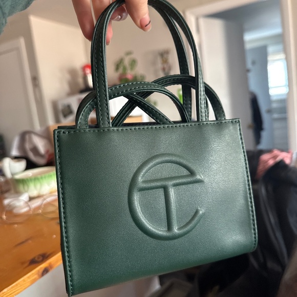 Mini Telfar in dark green - Picture 1 of 3